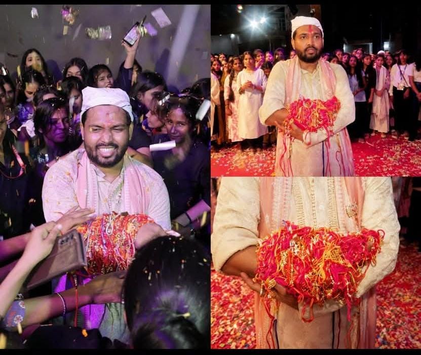 ఖాన్ సర్కు వేలాది మంది విద్యార్థినుల రాఖీలు..