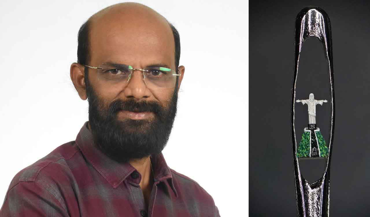 Warangal Micro Artist Ajay Kumar’s Artwork Set to Travel to Space