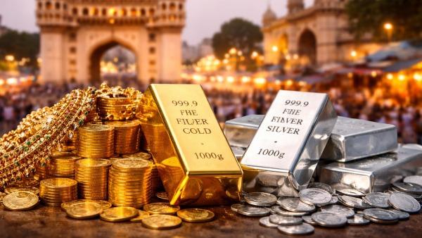 Gold and Silver Prices Witness Sharp Decline Amid Global Market Pressures