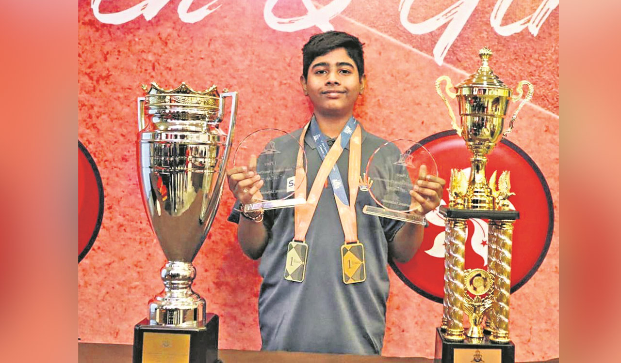 Advaith Vignesh Shines at Asian Chess