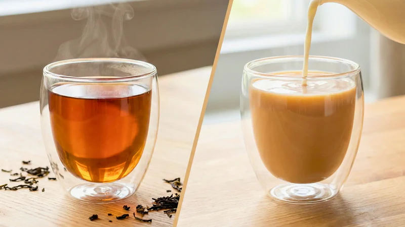 Doctors Suggest Black Tea is Healthier Than Milk Tea