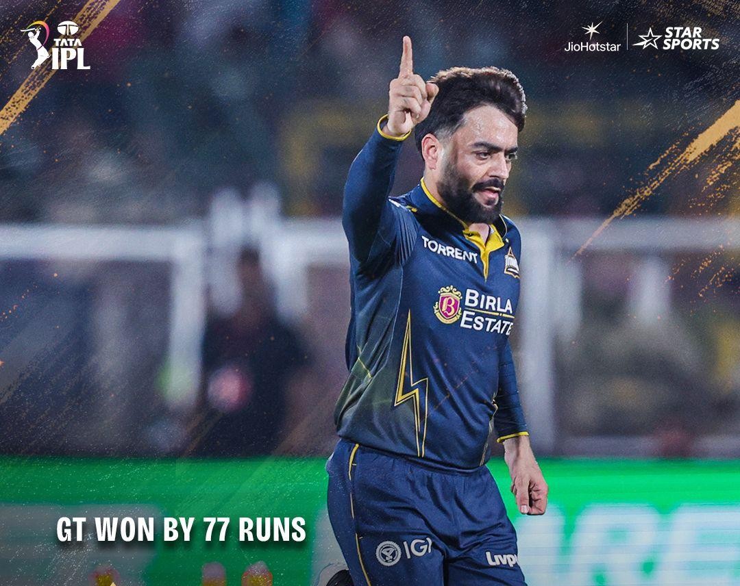 Gujarat Titans secure a commanding victory: Gill-led team outclass Rajasthan