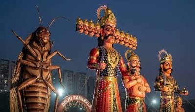 Delhi Ramlila to Burn 30-Foot Cockroach Effigy Alongside Ravan