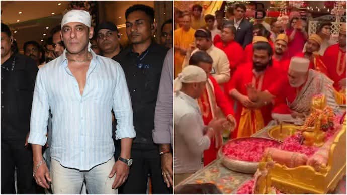 అంబానీ గణేశ్ చతుర్థి వేడుకల్లో సల్మాన్ ఖాన్ 