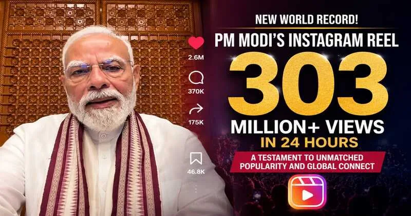 Modi's Video Sets Viewership Record