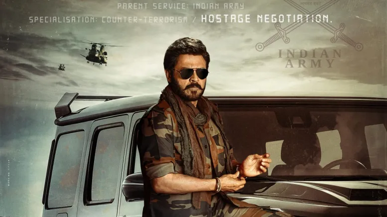 Venkatesh’s Intense First Look as Lieutenant Colonel Venkat Reddy