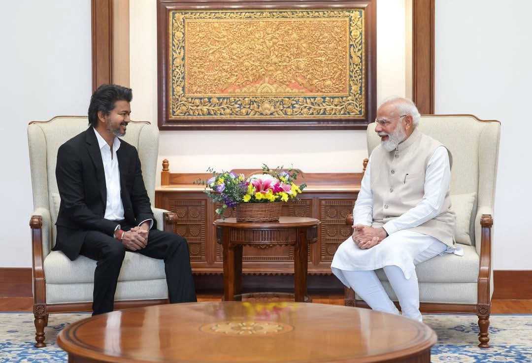 TVK Chief Vijay Meets Narendra Modi in Delhi