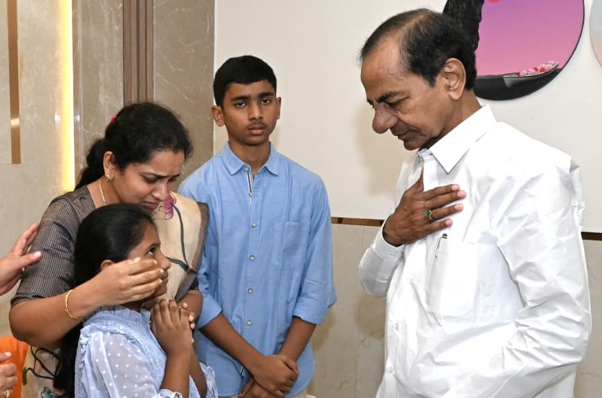 పెద్ది సుదర్శన్ రెడ్డిని పరామర్శించిన కేసీఆర్