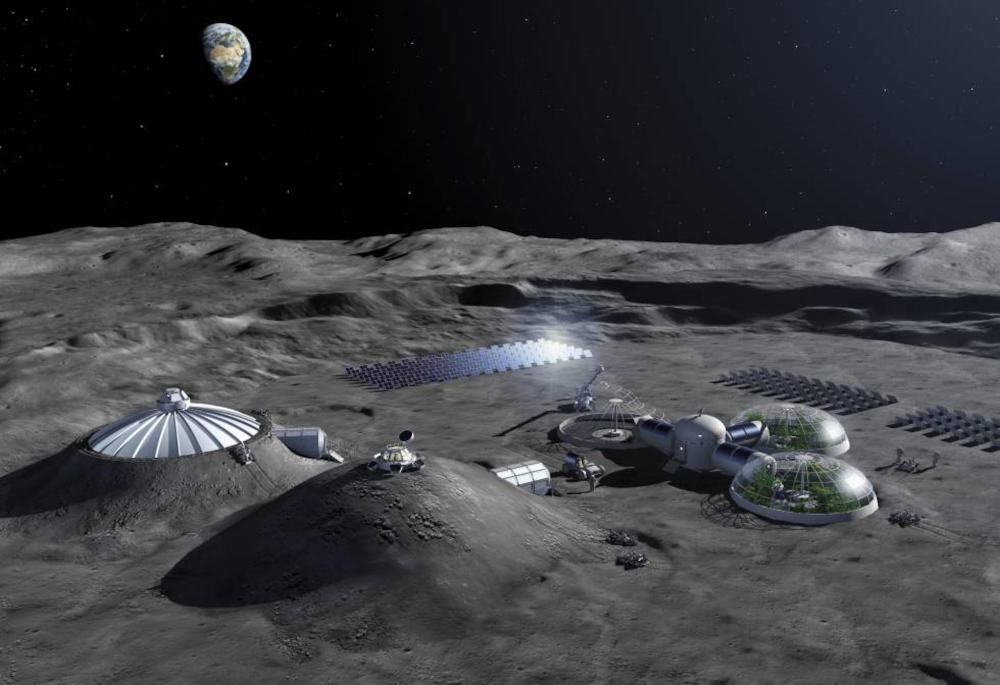 Scientists Develop Moon Soil-Based Cement