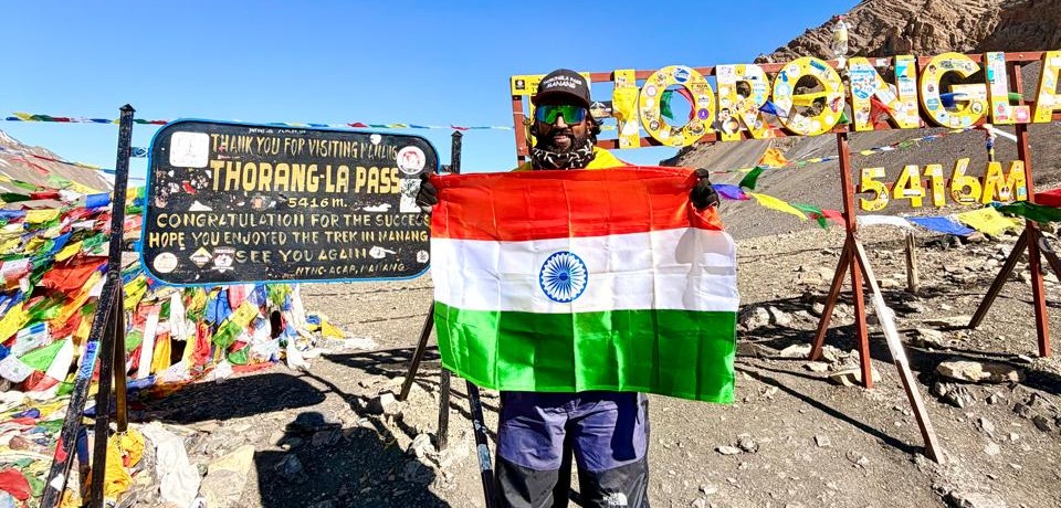 Vijayawada Fitness YouTuber Achieves Rare Feat in the Himalayas
