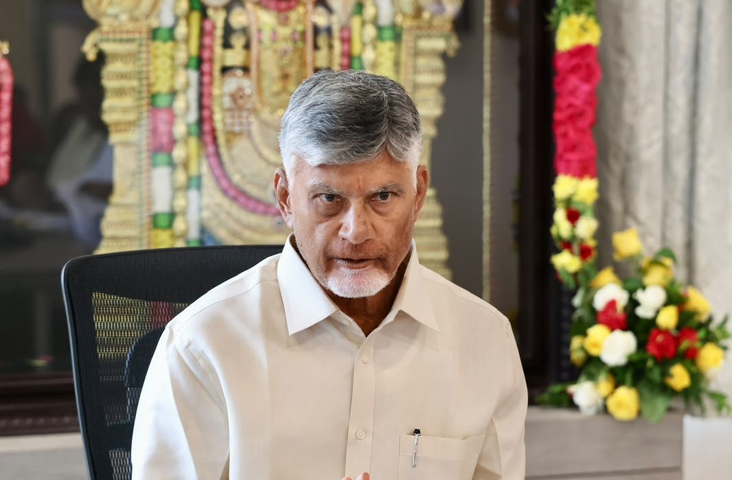 Chief Minister Chandrababu Naidu Reviews TTD Affairs with Officials in Tirumala