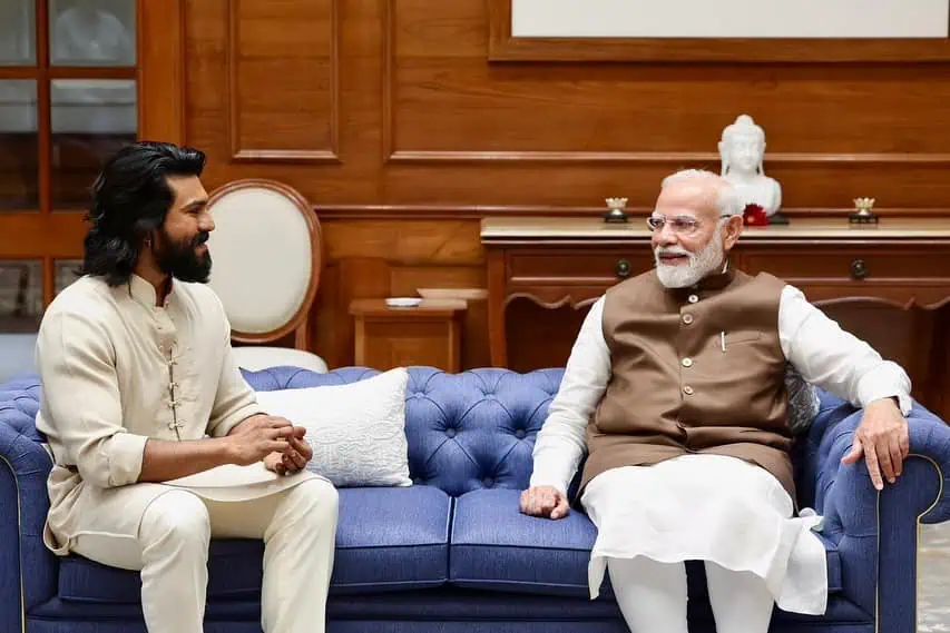 Ram Charan Recalls His Meeting with PM Modi During Peddi Promotions..
