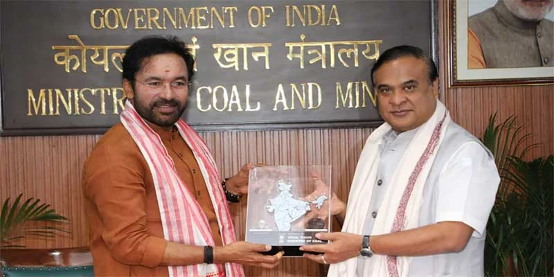కేంద్ర మంత్రి జి. కిషన్ రెడ్డిని కలిసిన అస్సాం సీఎం..