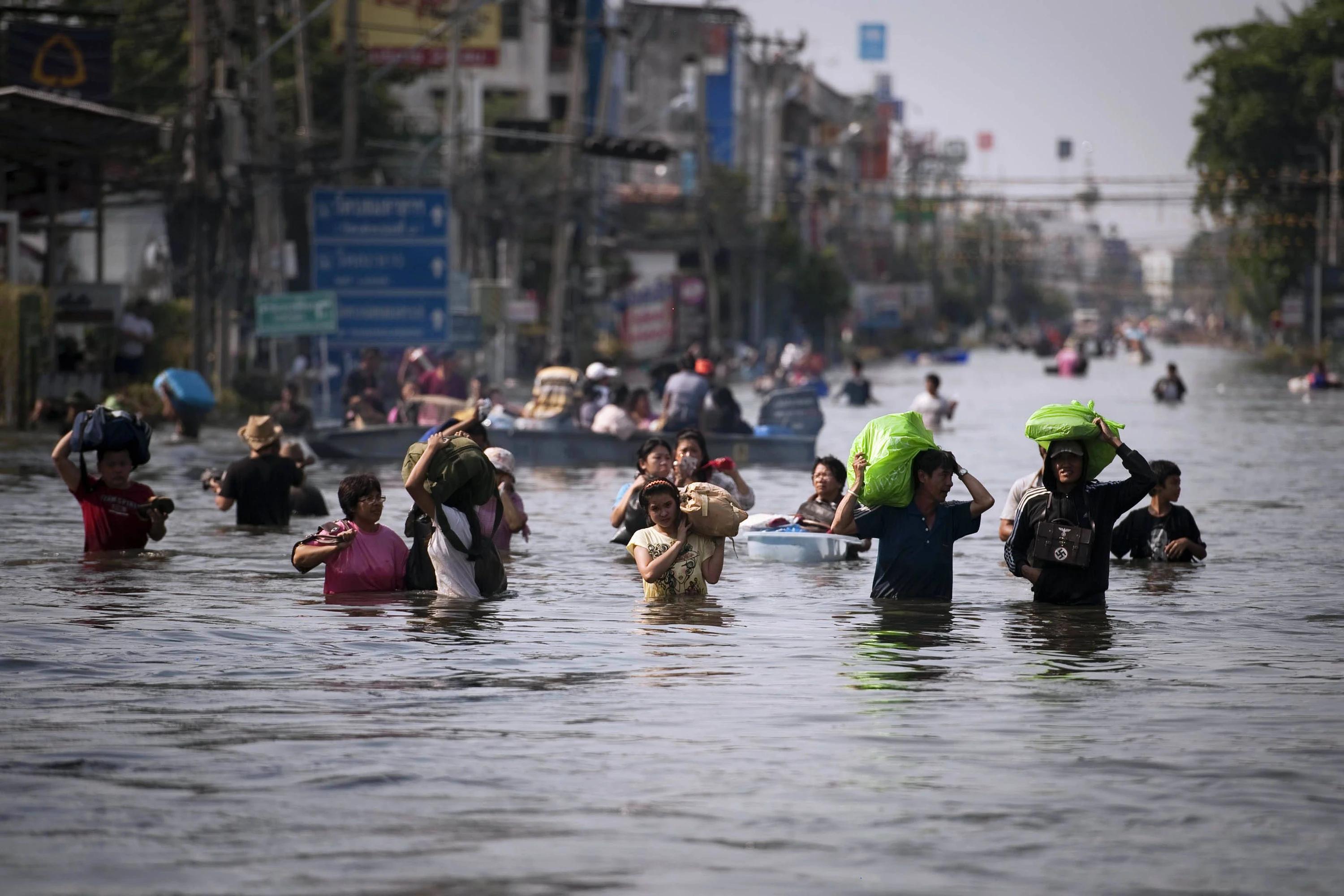 థాయ్‌లాండ్‌లో వరద బీభత్సం..