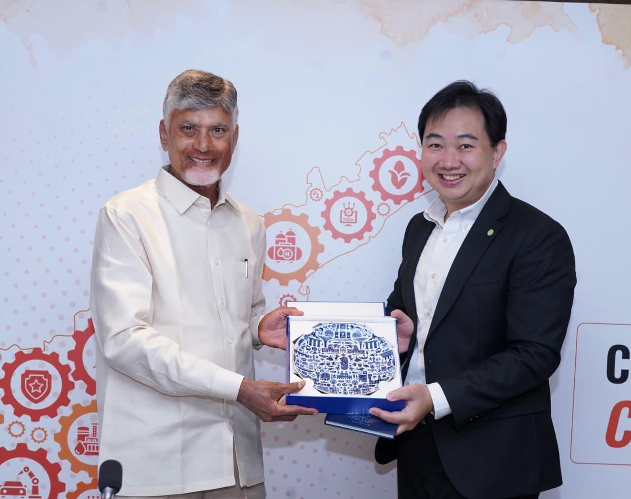 Chandrababu Naidu Invites Global Investors at CII Singapore Roadshow