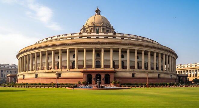 పార్లమెంట్ ఆవరణలో NDA, INDIA ఎంపీల పోటాపోటీ నిరసనలు