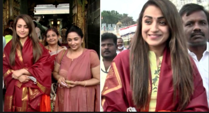 తిరుమల శ్రీవారి సేవలో హీరోయిన్ త్రిష