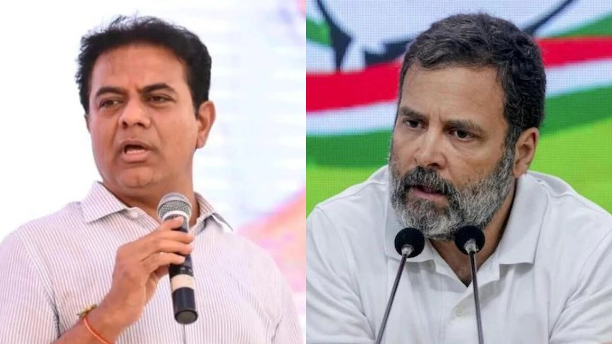 KTR Calls Rahul Gandhi a ‘Missing Leader’, Questions Congress Guarantees in Telangana