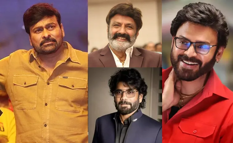 How Chiranjeevi, Balakrishna, Venkatesh and Nagarjuna Reportedly Evaluate Film Stories