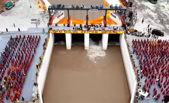 Water Reaches Veligonda as Project Completed Under Chandrababu’s Supervision: Government