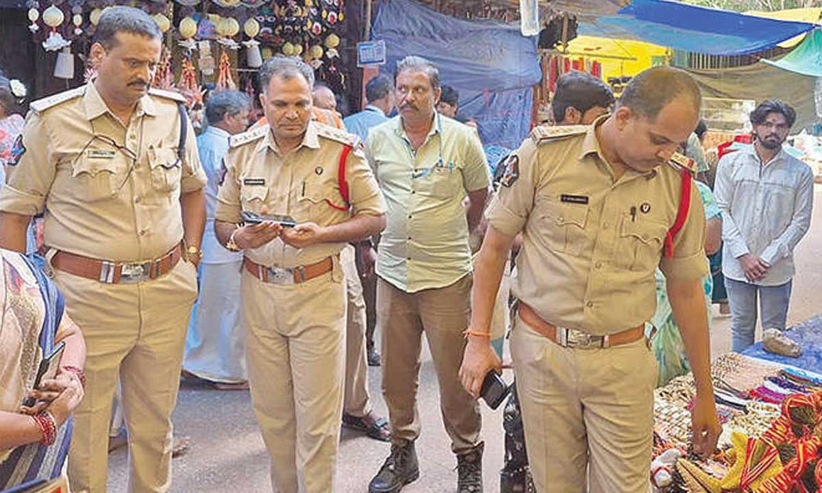 Police Hold Awareness Meeting with Tirumala Shop Owners
