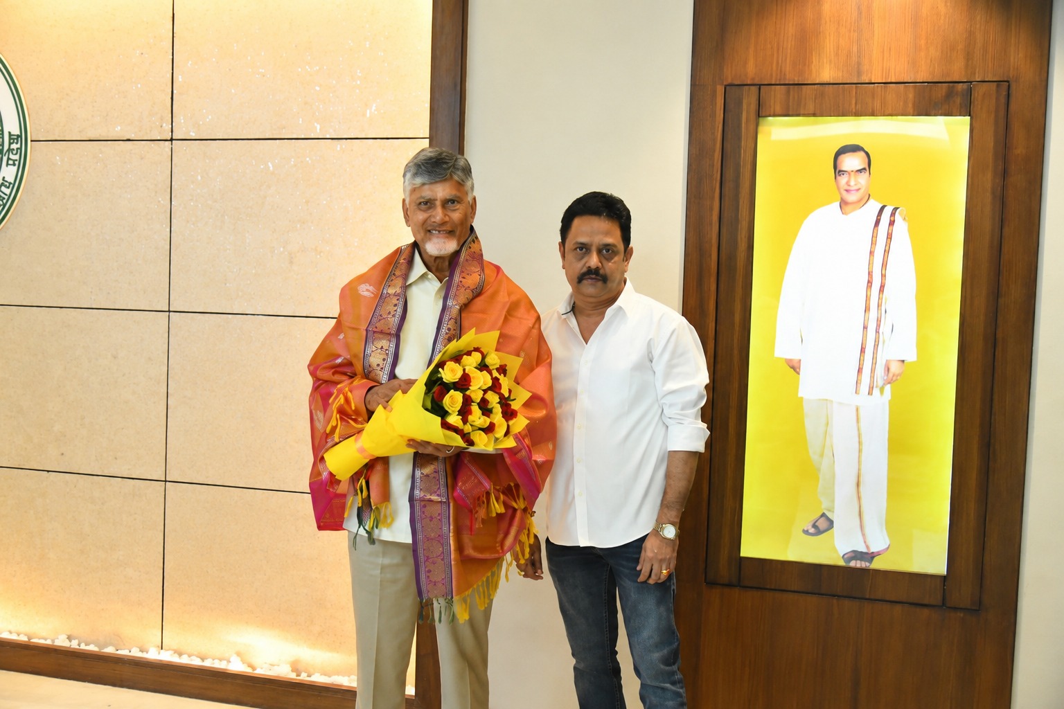 Bharath Bhushan Meets CM Chandrababu