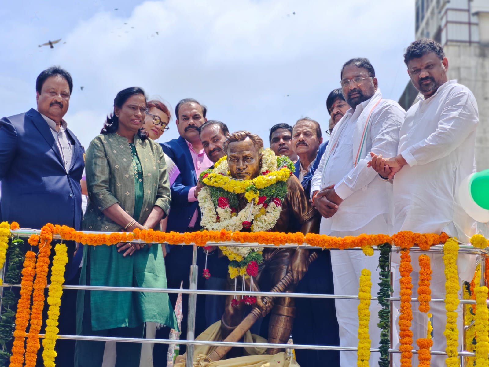 P.T. Usha Inaugurates Olympic Bhavan in Hyderabad