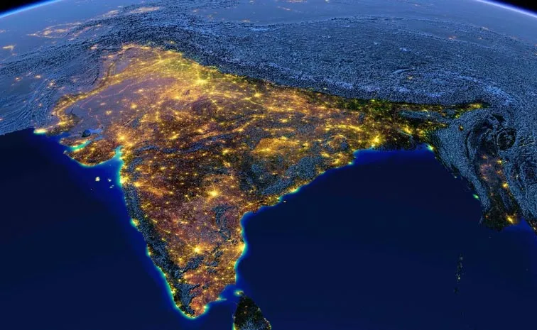 అంతరిక్షం నుంచి భారత్ రాత్రి అందాలు అద్భుతం