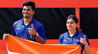 Chikitha and Sahil Strike Archery Gold