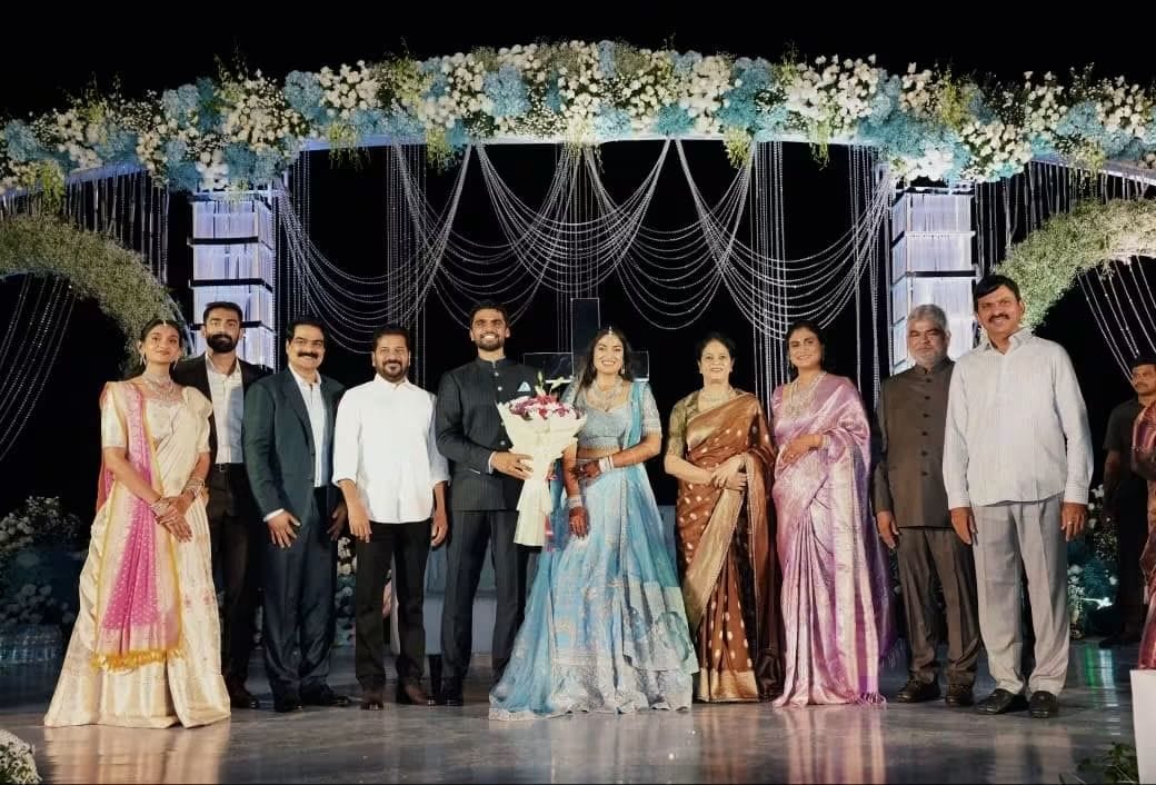 వైఎస్ షర్మిల కుమార్తె నిశ్చితార్థానికి సీఎం రేవంత్రెడ్డి హాజరు