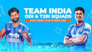 India Squads Announced for West Indies Series