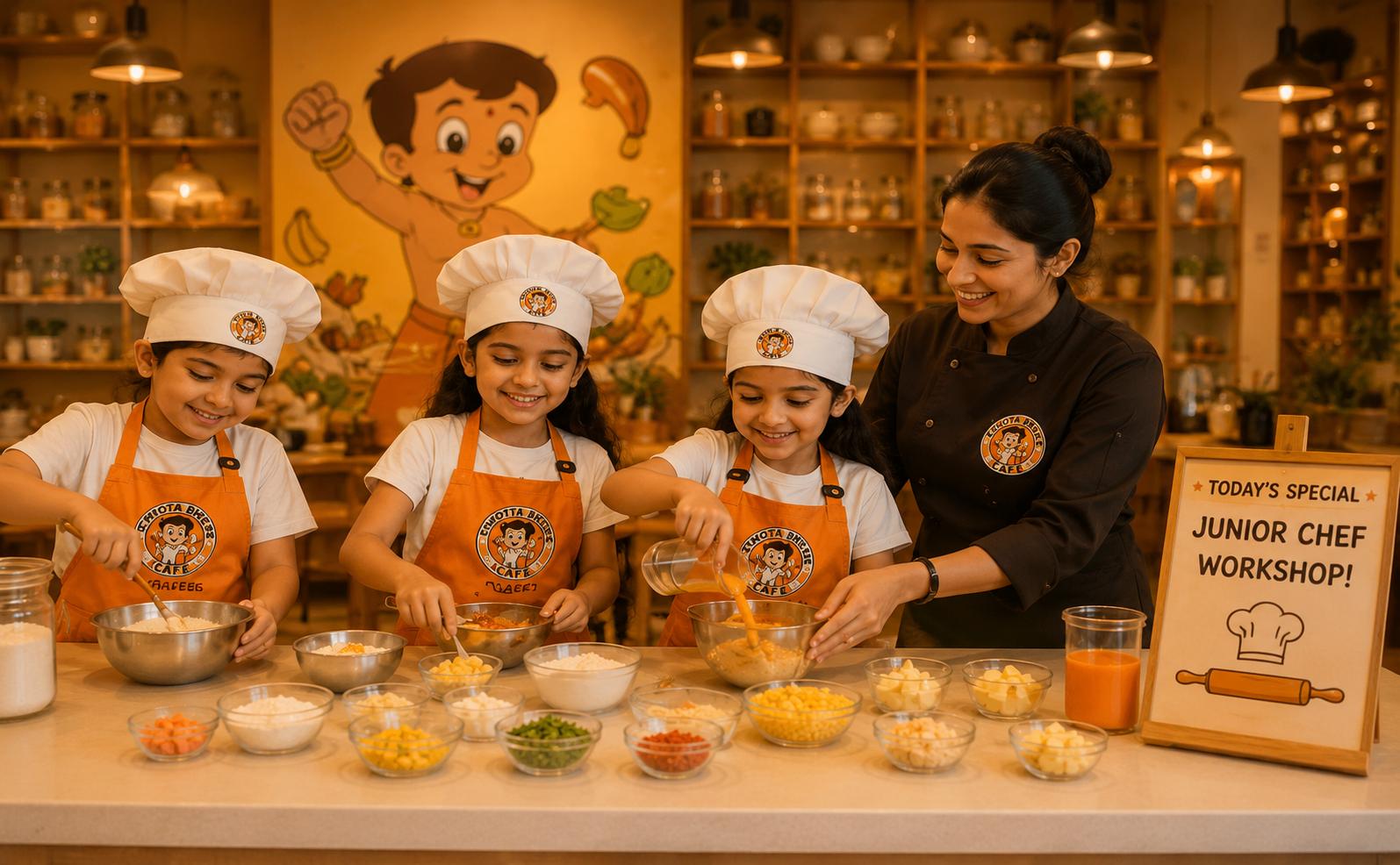 Hyderabad Cafes Turn Millet Pizzas and Junior Chef Activities Into a Treat for Kids