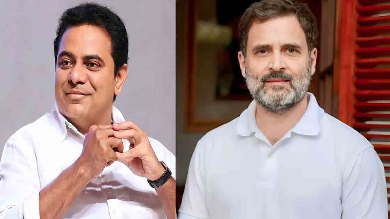తెలంగాణలో కాంగ్రెస్ లాఠీచార్జ్పై రాహుల్ గాంధీ ఎప్పుడు ధర్నా చేస్తారు? కేటీఆర్