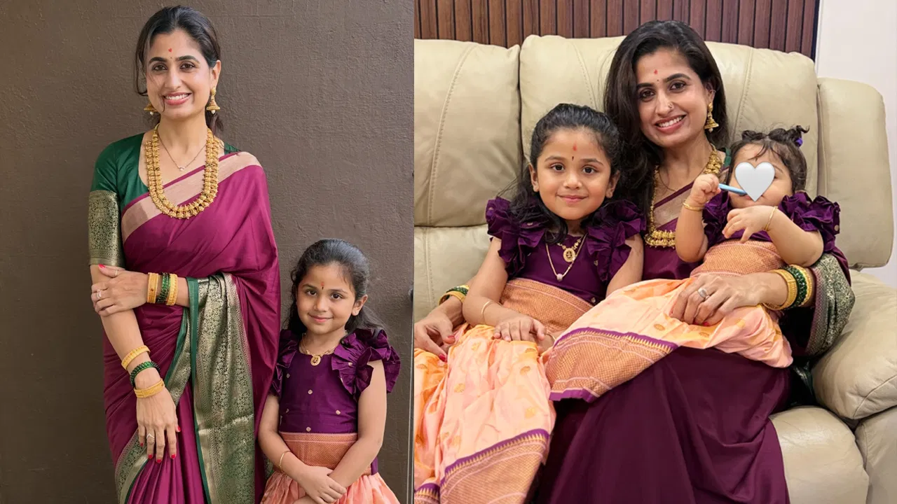 ఇద్దరు కూతుళ్లతో చైత్ర రాయ్ క్యూట్ ఫొటోలు..