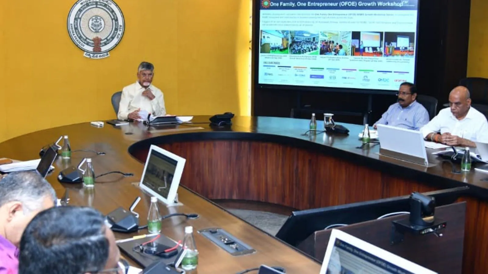 CM Chandrababu Reviews Partnership Summit 2026