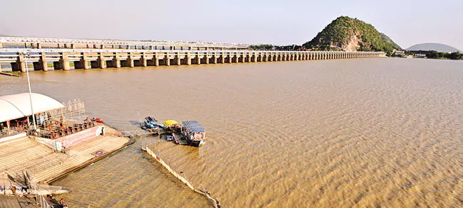 Krishna River Changes Colour as Godavari Waters Flow In