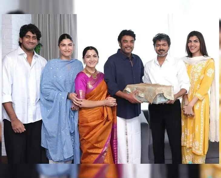 సీఎం విజయ్‌ను కలిసిన ఖుష్బూ కుటుంబం