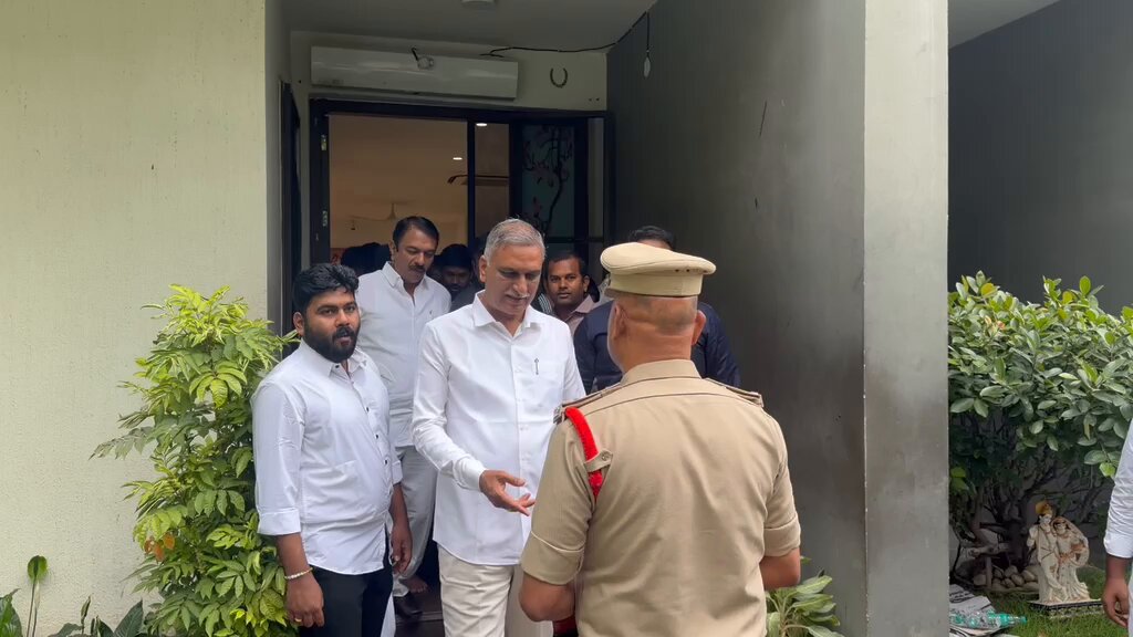 Harish Rao House Arrested...Warangal Visit Blocked