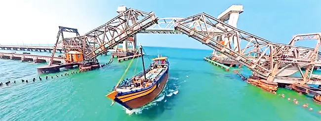 Pamban Bridge Drone Video Goes Viral.. PM Modi Shares the Engineering Marvel