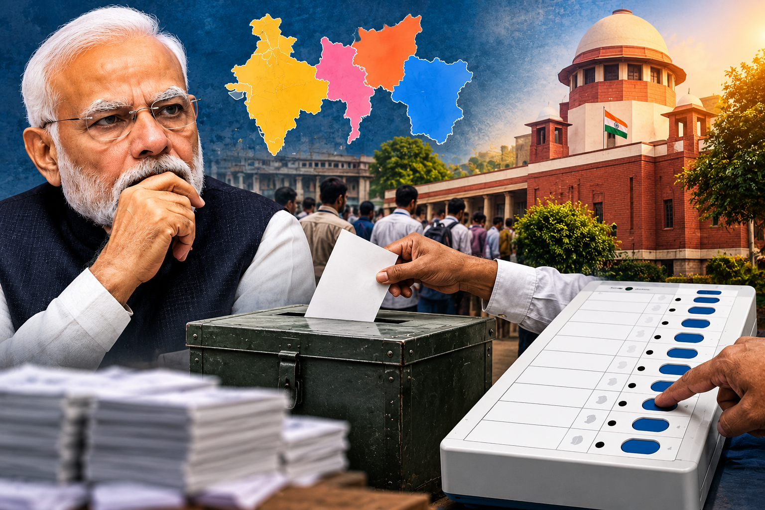 ఎమ్మెల్సీ ఎన్నికల ఫలితాలపై చర్చ.. బ్యాలెట్ పేపర్లు వర్సెస్ ఈవీఎంల వివాదం!