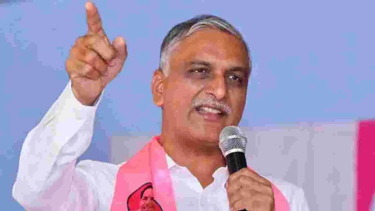 వడ్ల కొనుగోళ్లపై హరీశ్ రావు ఫైర్.. ప్రభుత్వానికి రెండు రోజుల అల్టిమేటం