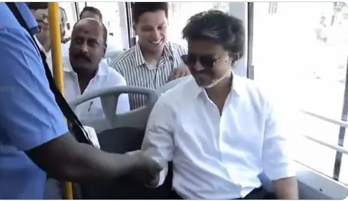 Vijay Takes a Ride on Newly Launched Government Bus