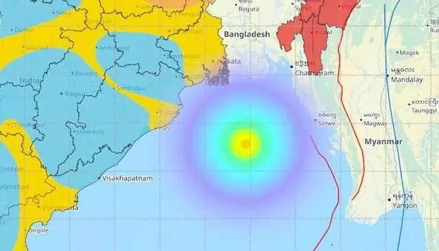 బంగాళాఖాతంలో భూకంప కేంద్రం గుర్తింపు