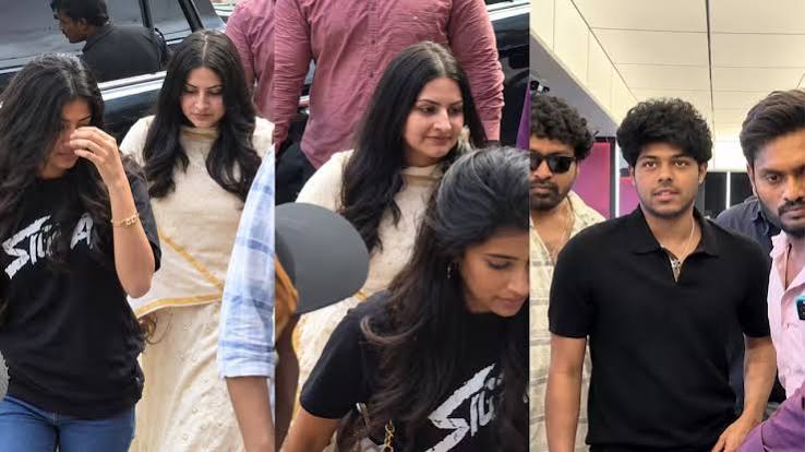 Vijay’s Wife Sangeetha Watches ‘Sigma’ with Her Son