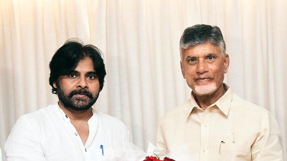 Chief Minister Chandrababu Extends Birthday Wishes to Deputy CM Pawan Kalyan