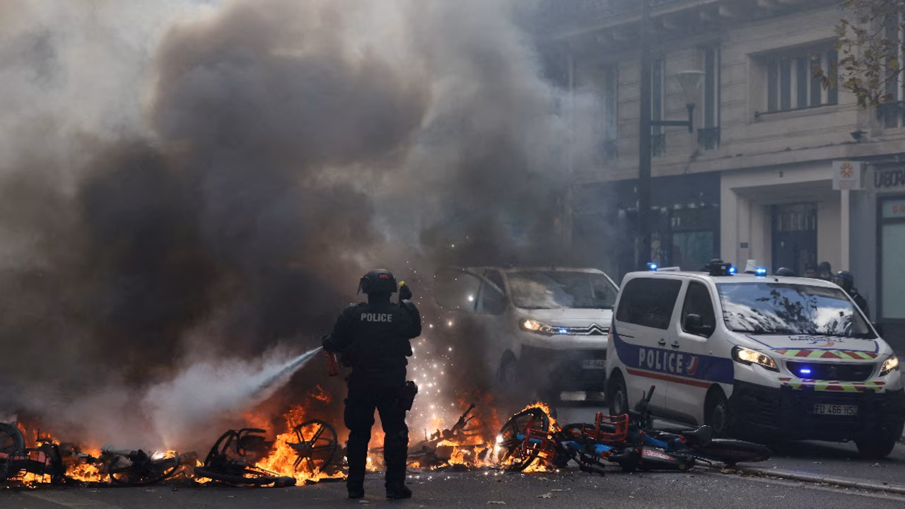France Protests Intensify, Indian Embassy Issues Safety Advisory
