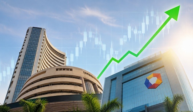 Sensex, Nifty End Marginally Higher Amid Volatility