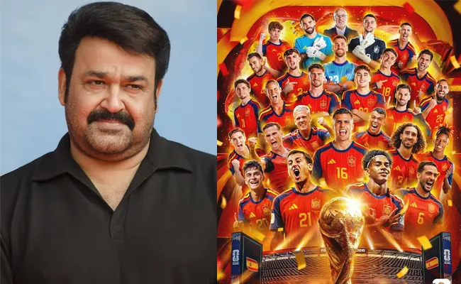 Mohanlal Reacts to Spain's Victory