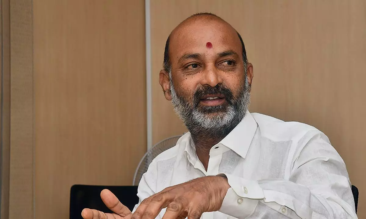 Bandi Sanjay Reacts to Dharmendra Pradhan's Resignation