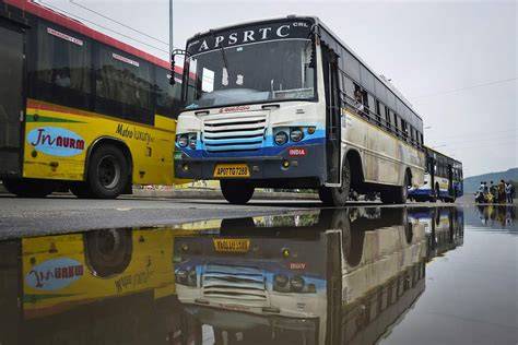 Protests Against RTC Privatisation in Andhra Pradesh